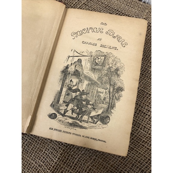 The Posthumous Papers Of The Pickwick Club Charles Dickens Reprint of First Ed. - Picture 4 of 12